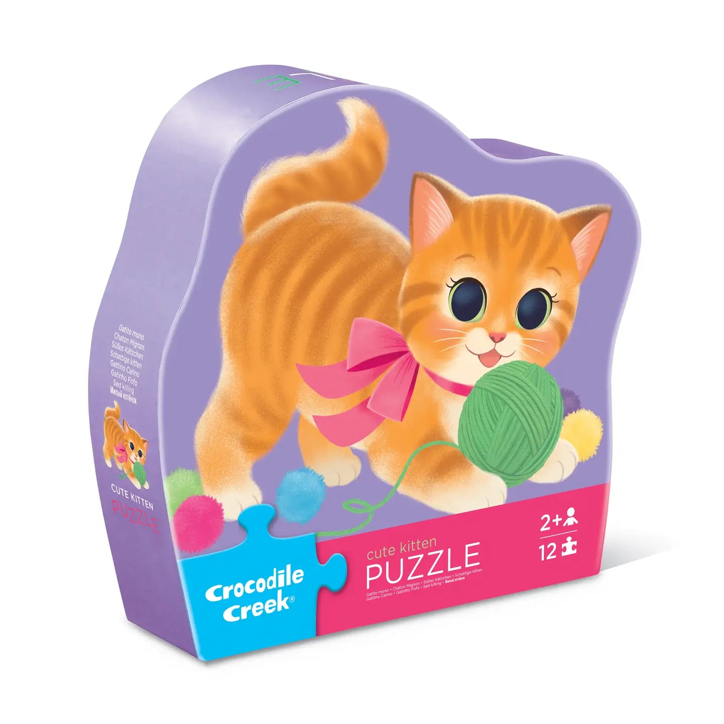 Crocodile Creek 12 Piece Puzzle- Kitten