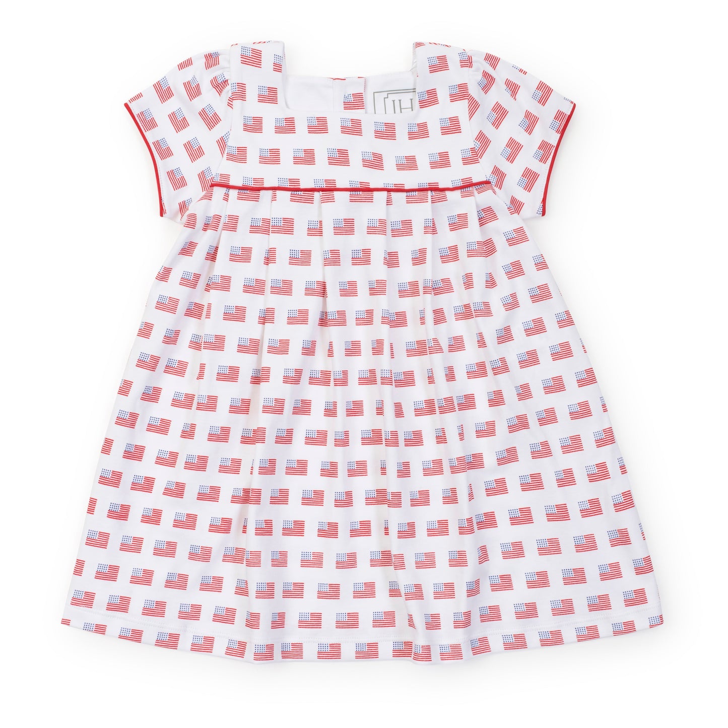 Lila and Hayes Lizzy Girls' Dress - American Flag