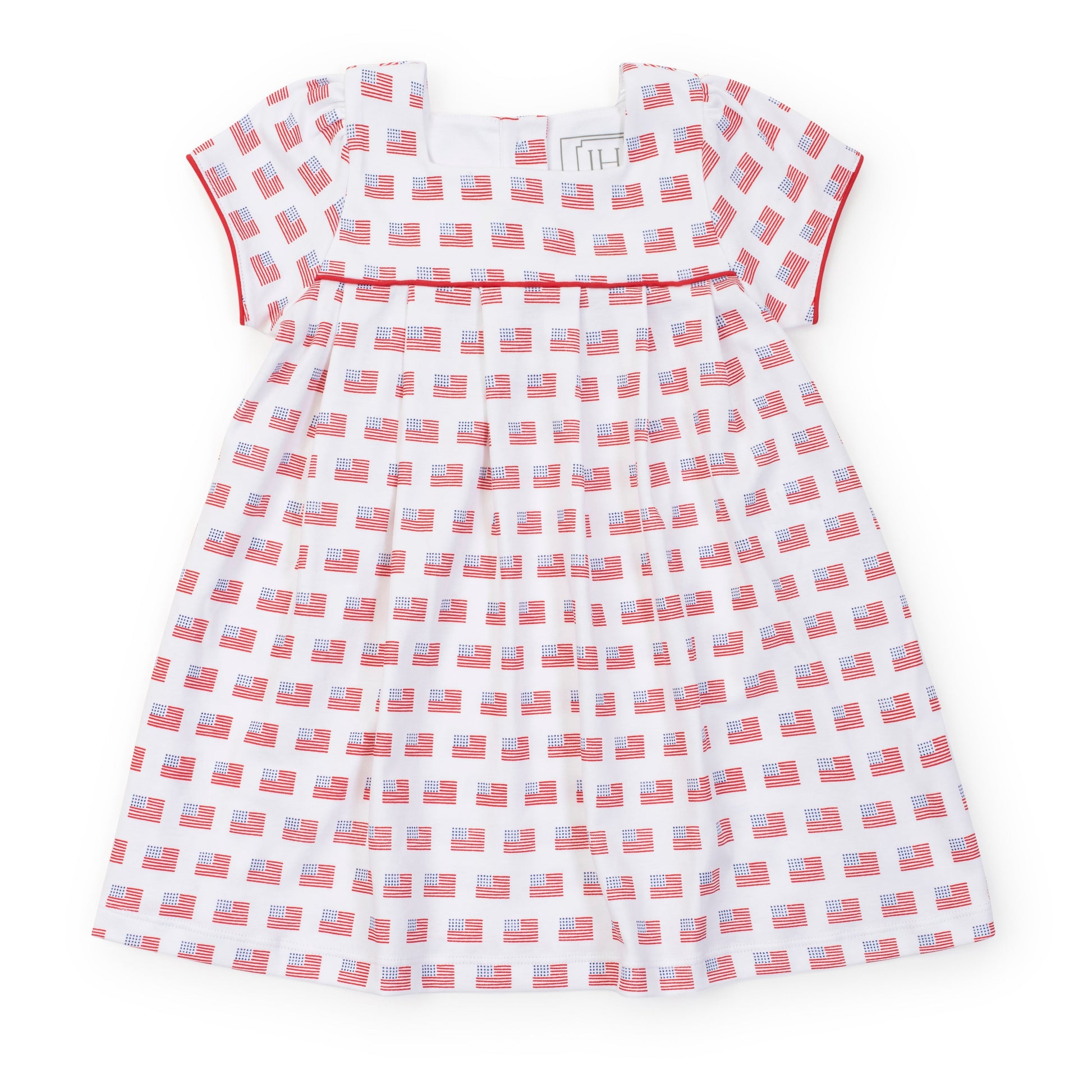 Lila and Hayes Lizzy Girls' Dress - American Flag