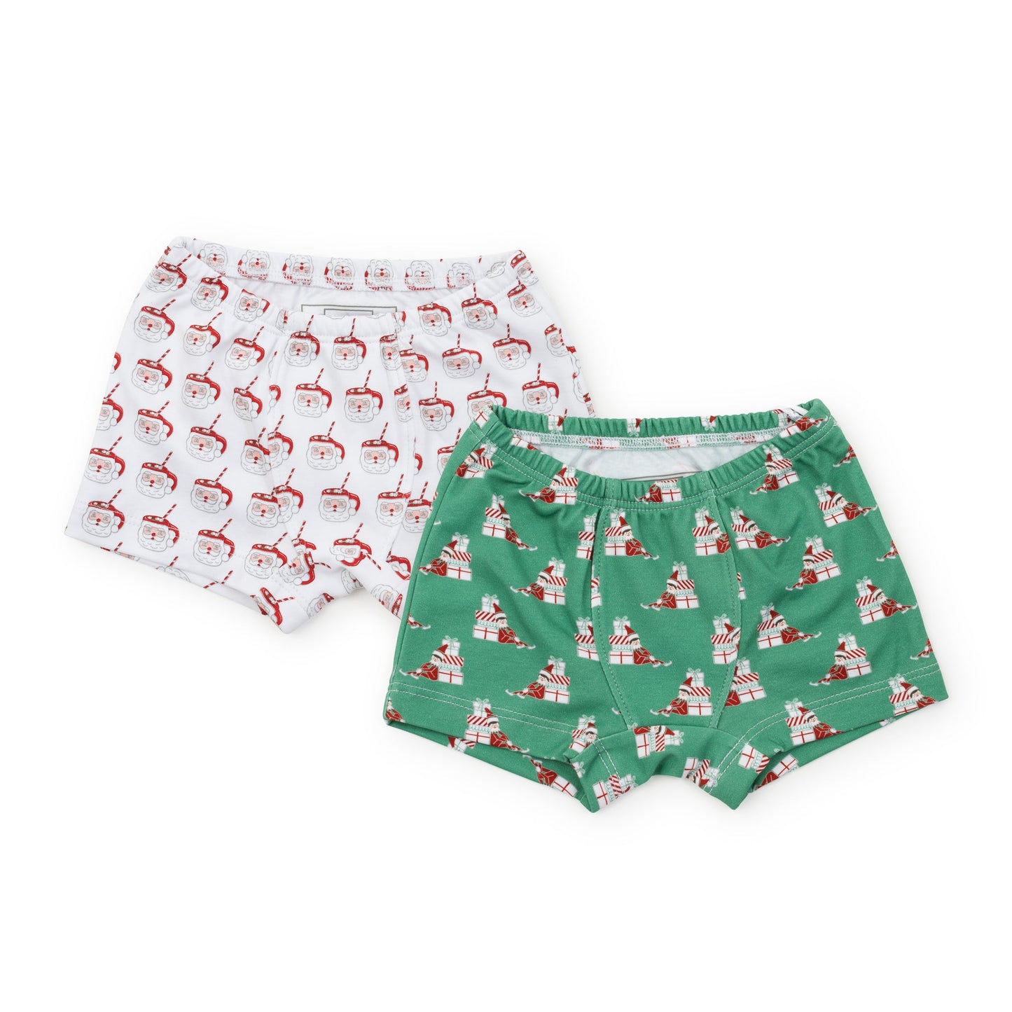 Lila and Hayes James Boys' Underwear Set - Hot Cocoa/Santa's Helper