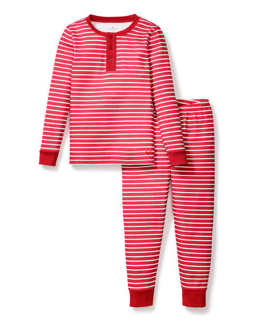 Petite Plume Red Stripe Snug Fit Pajama Set