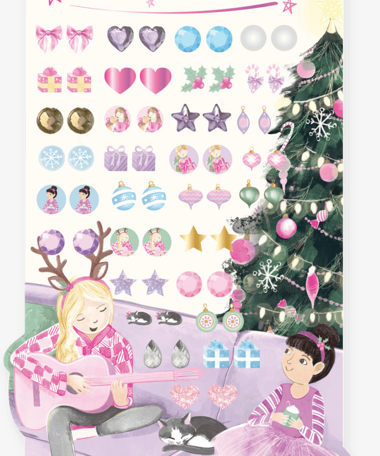 Great Pretenders Holiday Sticker Earrings