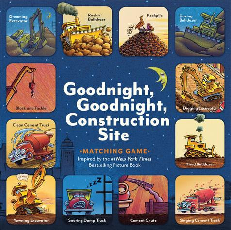 Chronicle Books Goodnight, Goodnight Construction Site Matching Game