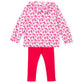 Lila and Hayes Lulu Girls' Legging Set - Wild West Pink