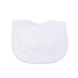 White Embroidered Cross Bib