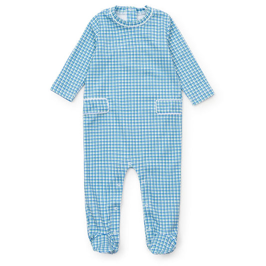 Lila and Hayes Preston Boys' Romper - Hampton Plaid