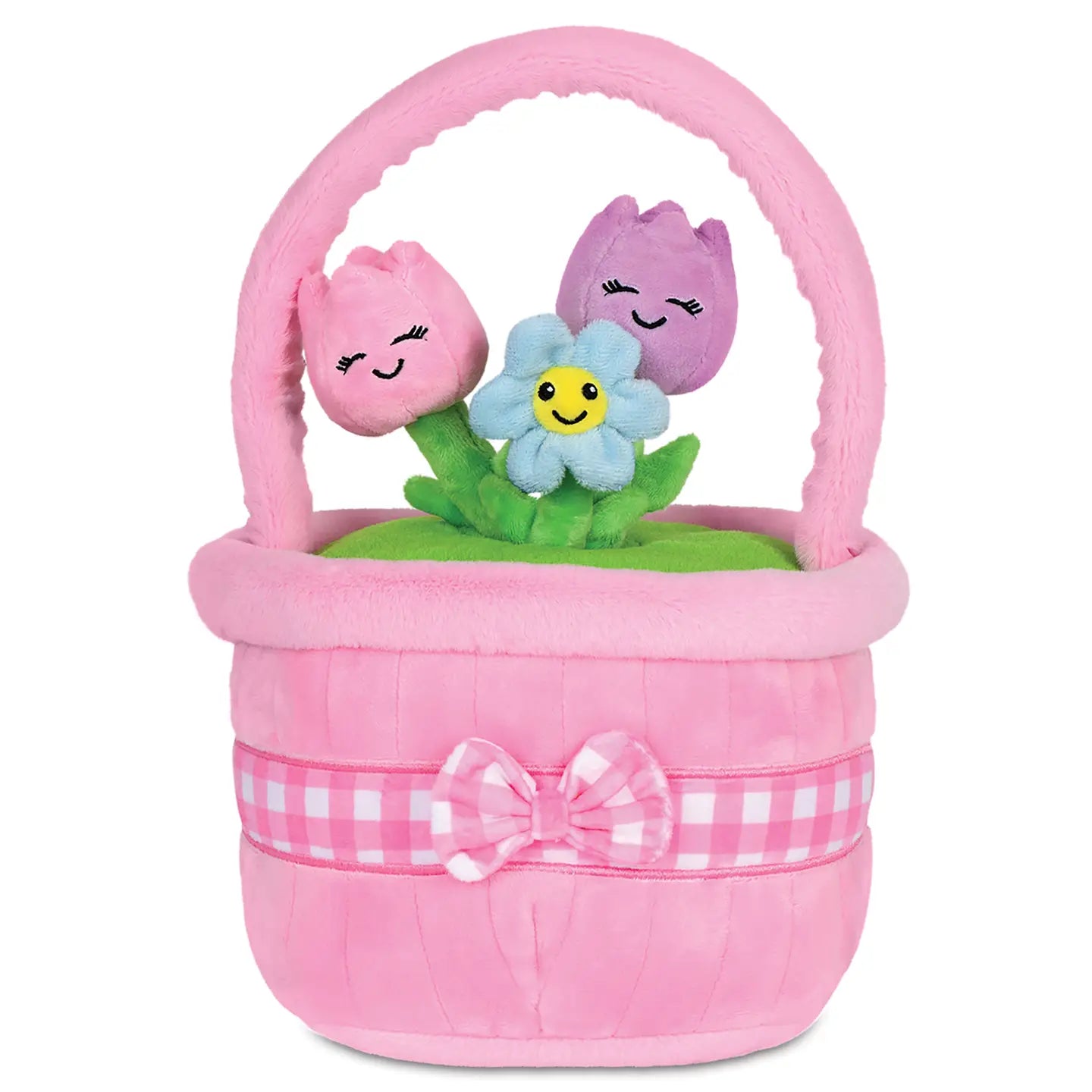 Iscream Flower Basket Fleece Plush