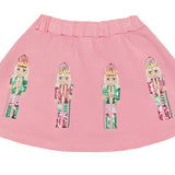 Belle Cher Pink and Teal Nutcracker Skort