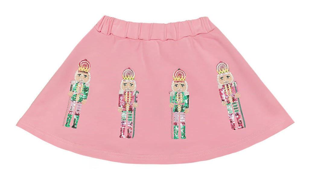 Belle Cher Pink and Teal Nutcracker Skort