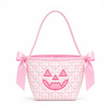 Bits and Bows Pink Petite Pumpkin Tote