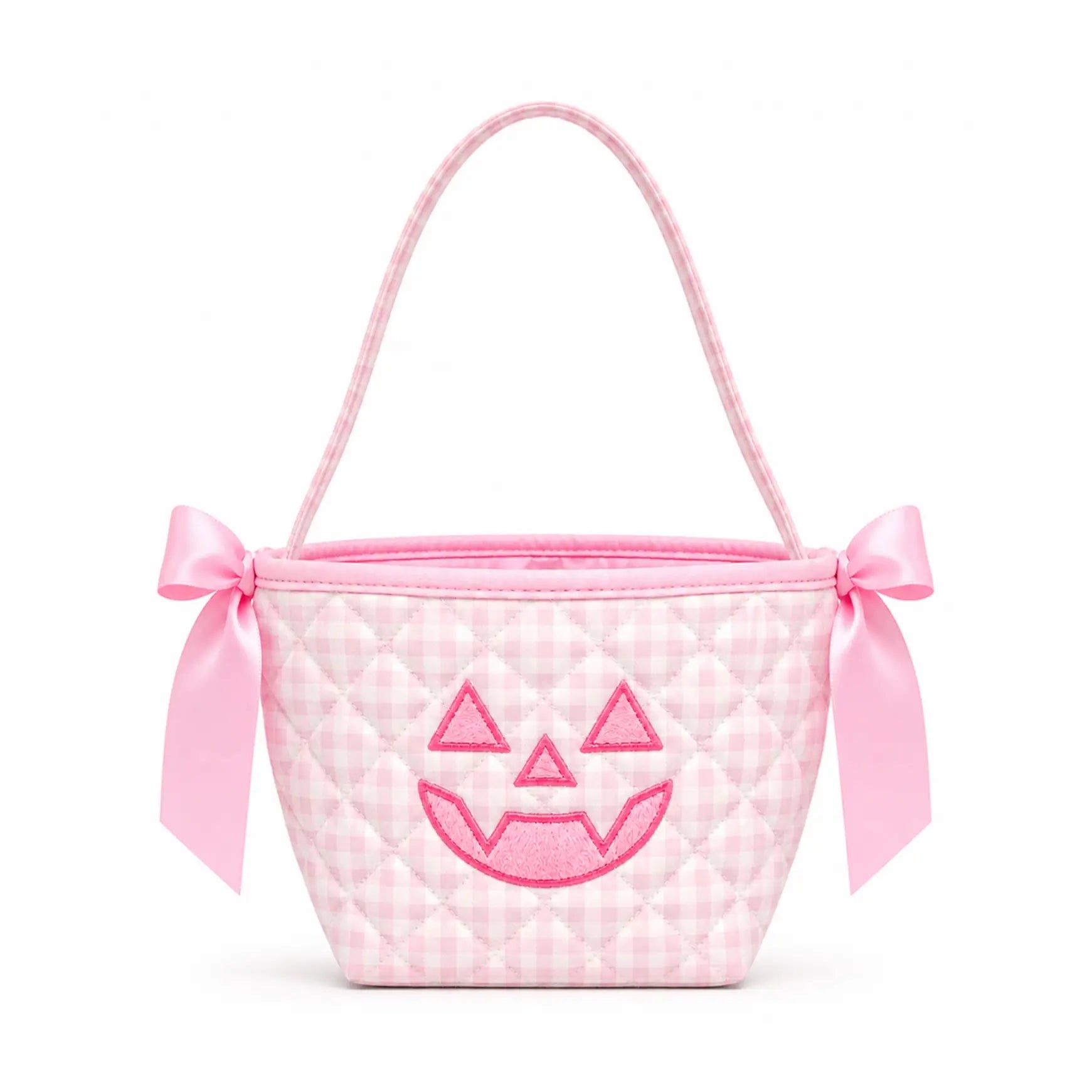 Bits and Bows Pink Petite Pumpkin Tote