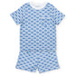 Charles Boys' Short Set - Birthday Cake Blue