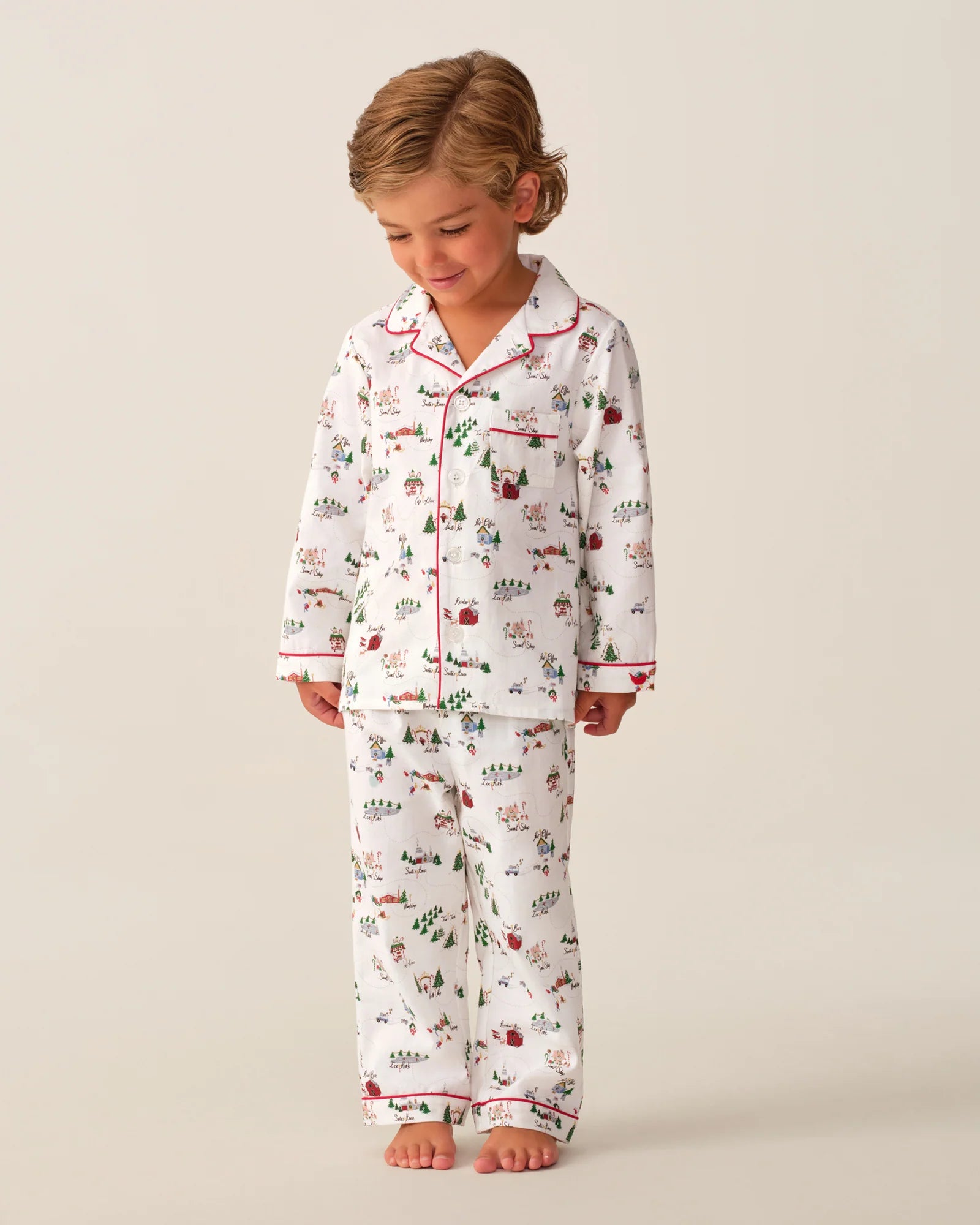 Petite Plume North Pole Chronicles Twill Children's Pajama Set