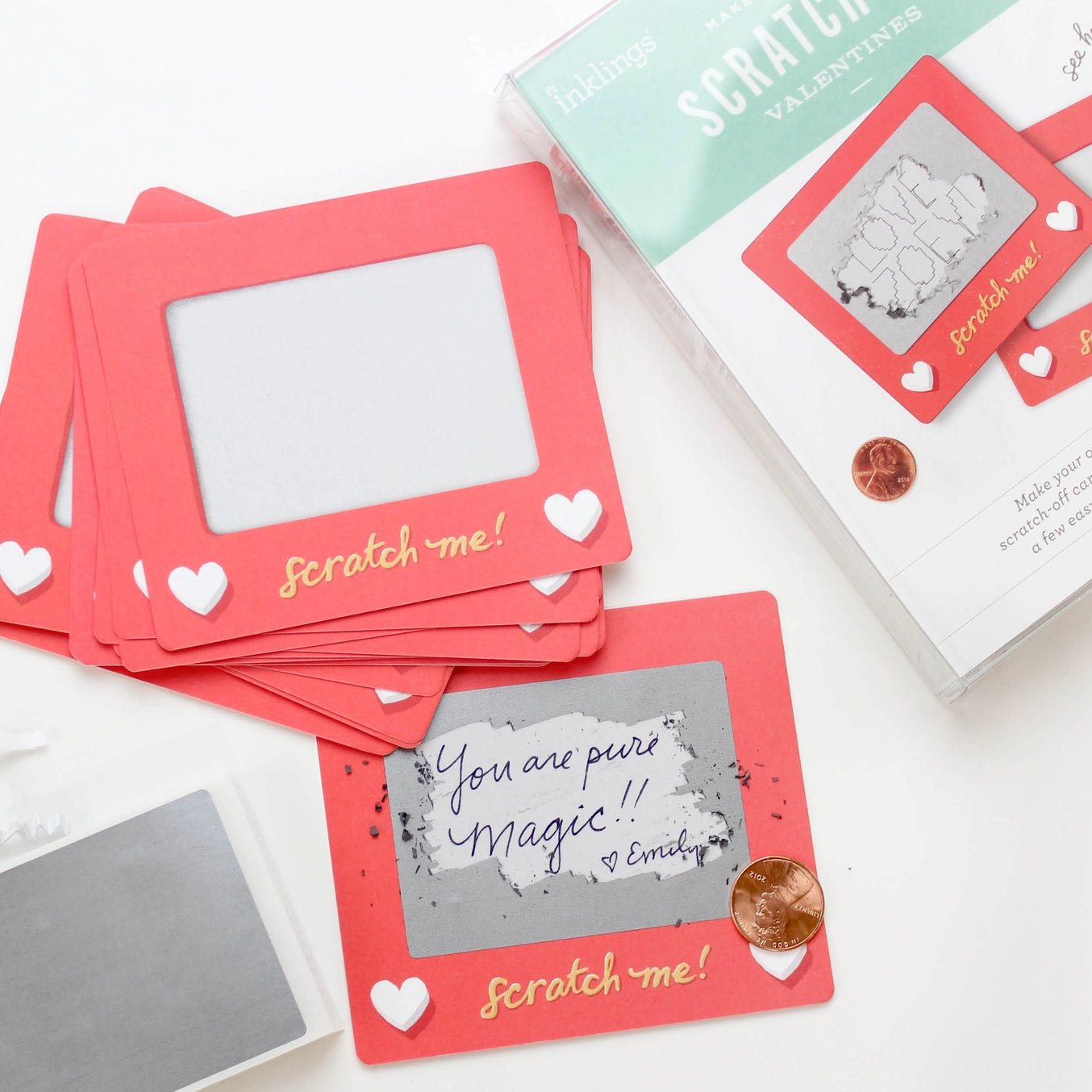 Scratch-A-Sketch Scratch Off Valentines