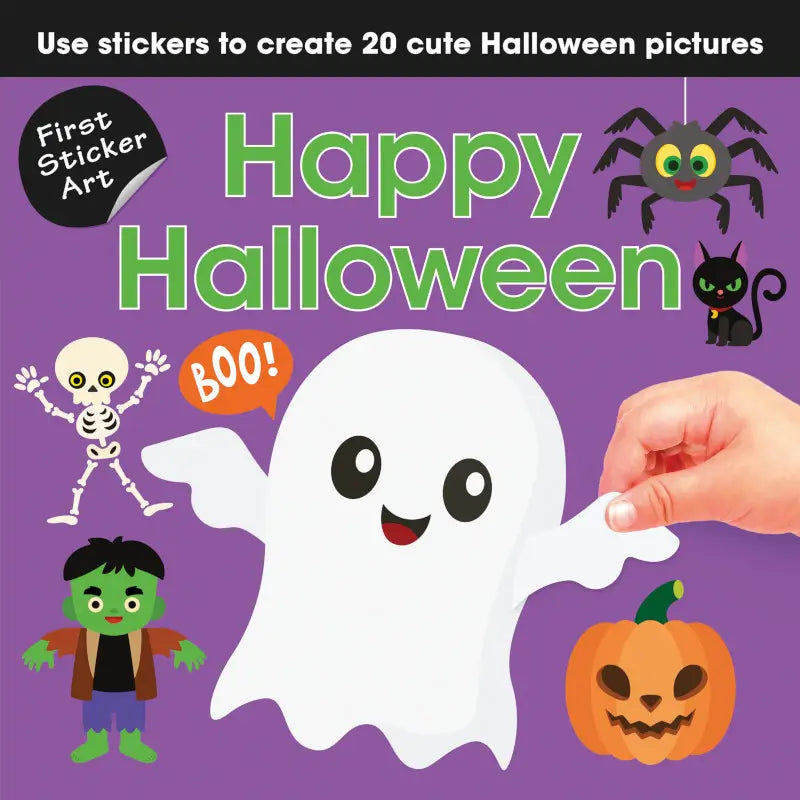 Sourcebooks First Sticker Art: Happy Halloween