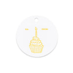 Letterpress Cupcake Gift Tags