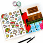 Pipsticks Draw-Along Christmas Sticker Book