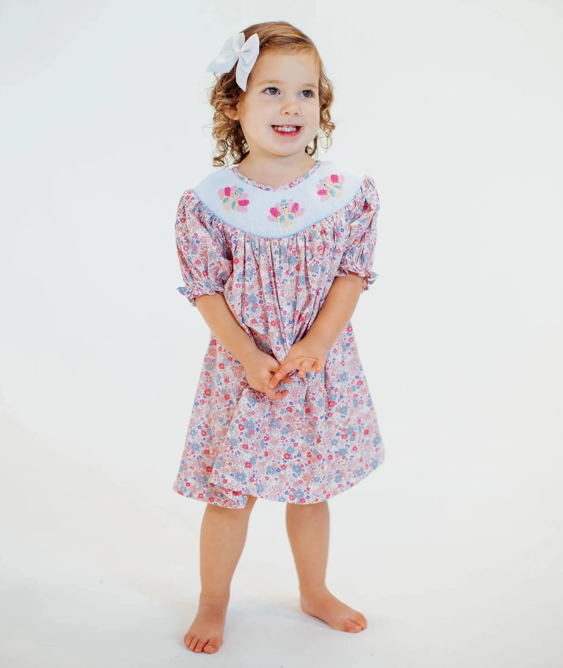 Shop Teeta Lindsey snocked turkey Dress