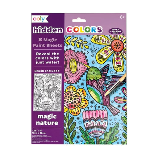 Ooly Hidden Colors Magic Paint Sheets- Magic Nature