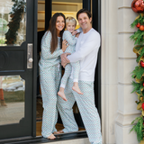 Lila and Hayes Audrey Women's Longsleeve Top Pant Set - Tree Topper Stars