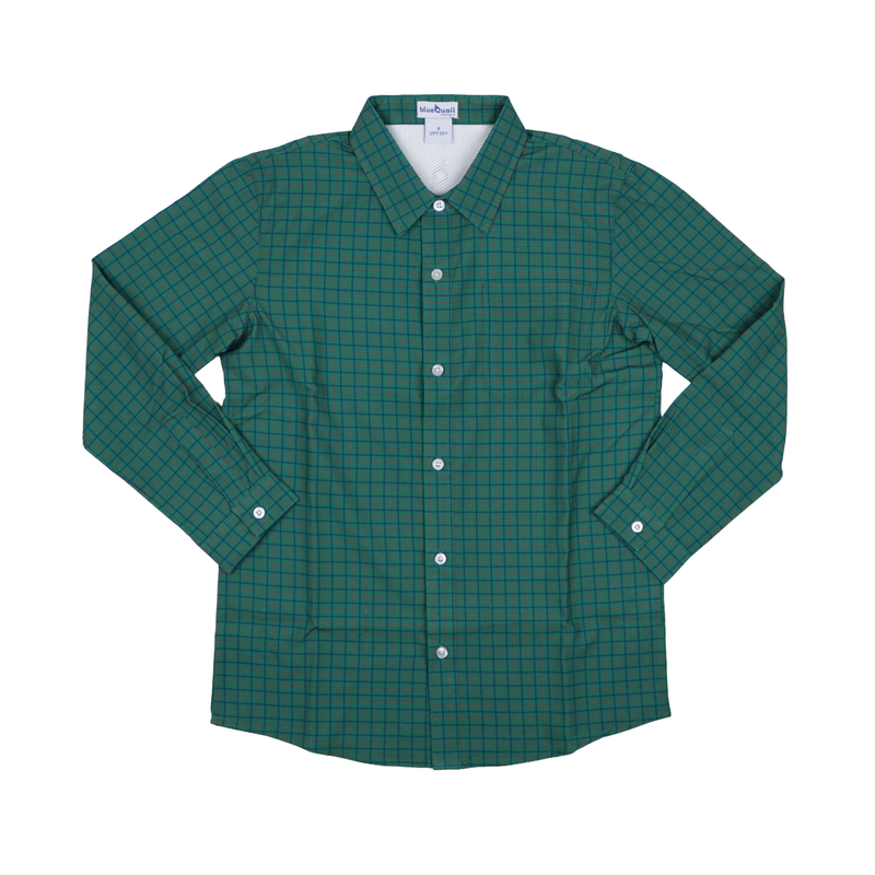 BlueQuail Holiday Tattersall Long Sleeve Shirt
