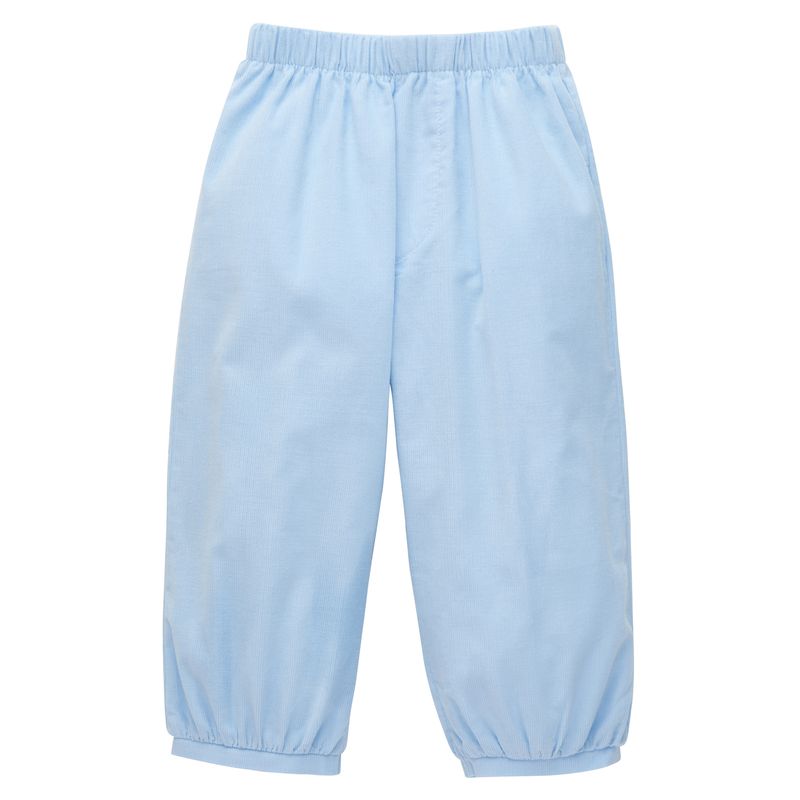Little English Banded Pull On Pant - Light Blue Corduroy