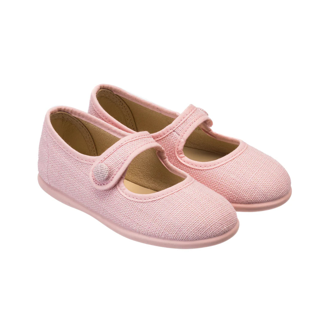 Elephantito Linen Mary Jane- Pink