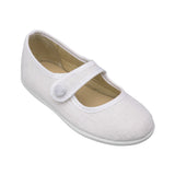 Linen Mary Jane- White
