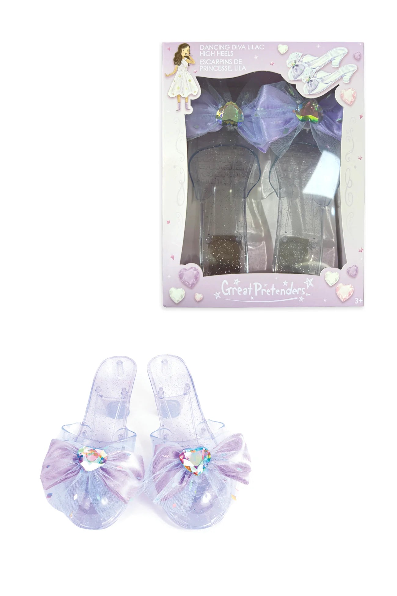 Great Pretenders Dancing Diva Lilac High Heels