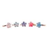 Great Pretenders Boutique Shimmer Flower Ring Set