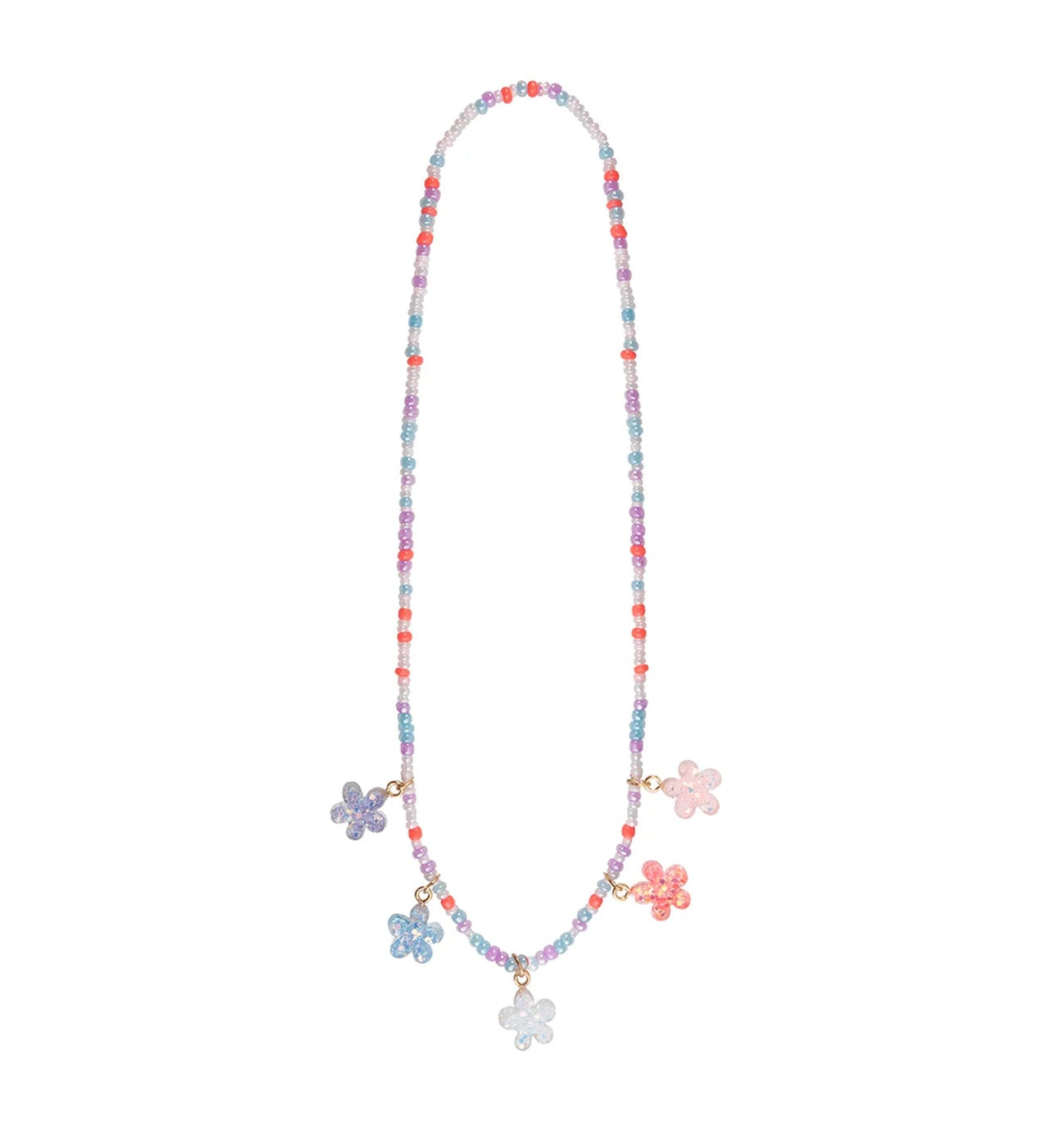 Great Pretenders Boutique Shimmer Flower Necklace