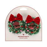 Packed Party Fa La La Wreath Glasses