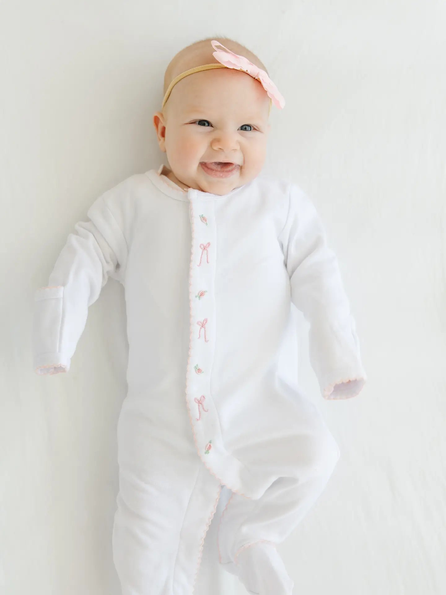 Winn and William Bitty Bows Footie