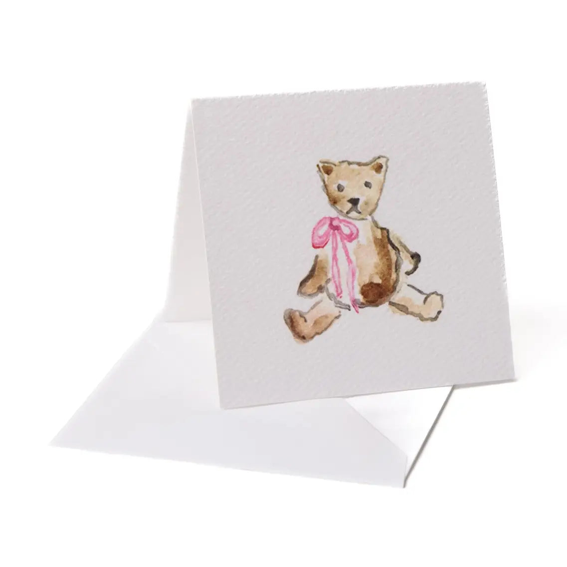 Teddy Bear Pink Enclosure Cards
