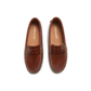 Children Chic Leather Penny Loafers in Brown