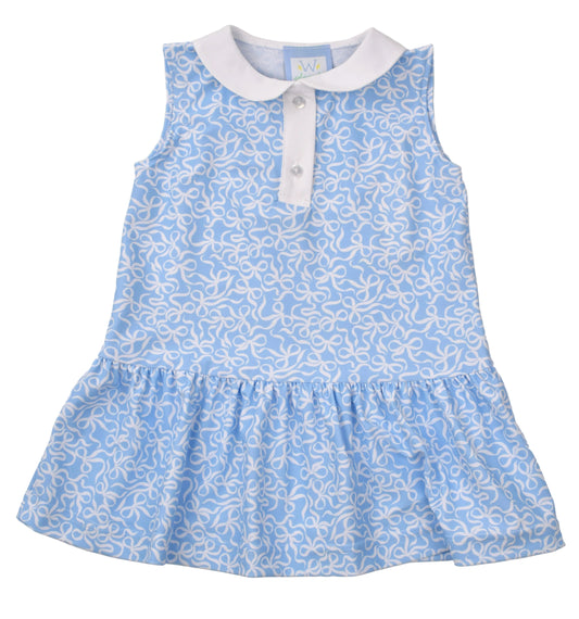 Funtasia Too Blue Bows Polo Dress