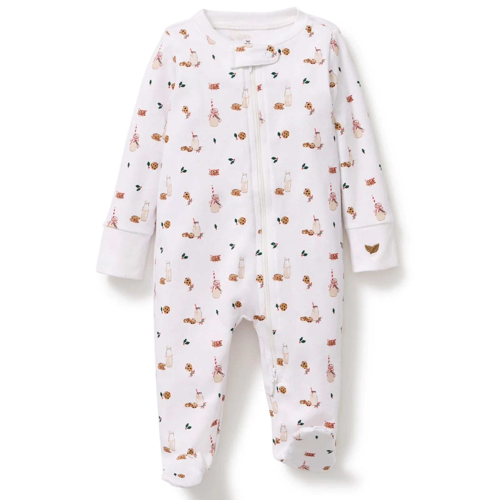 Petite Plume Yuletide Treats Pima Romper