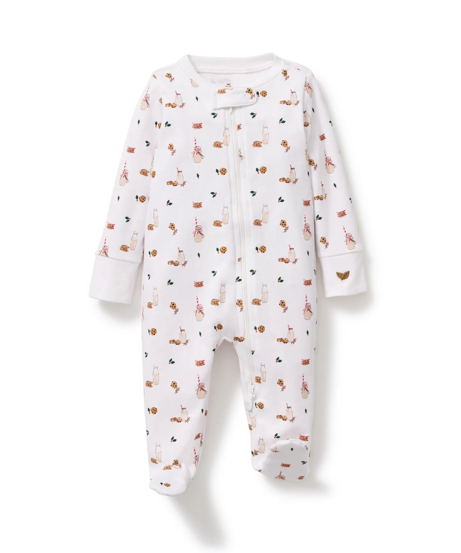 Petite Plume Yuletide Treats Pima Romper