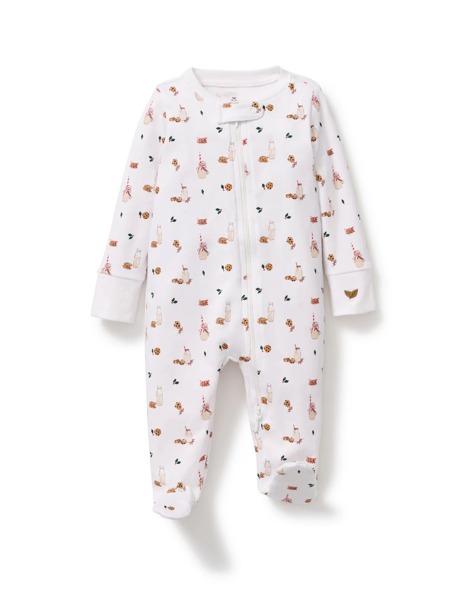Petite Plume Yuletide Treats Pima Romper
