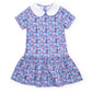 Lila and Hayes Libby Girls' Dress - Blackberry Floral