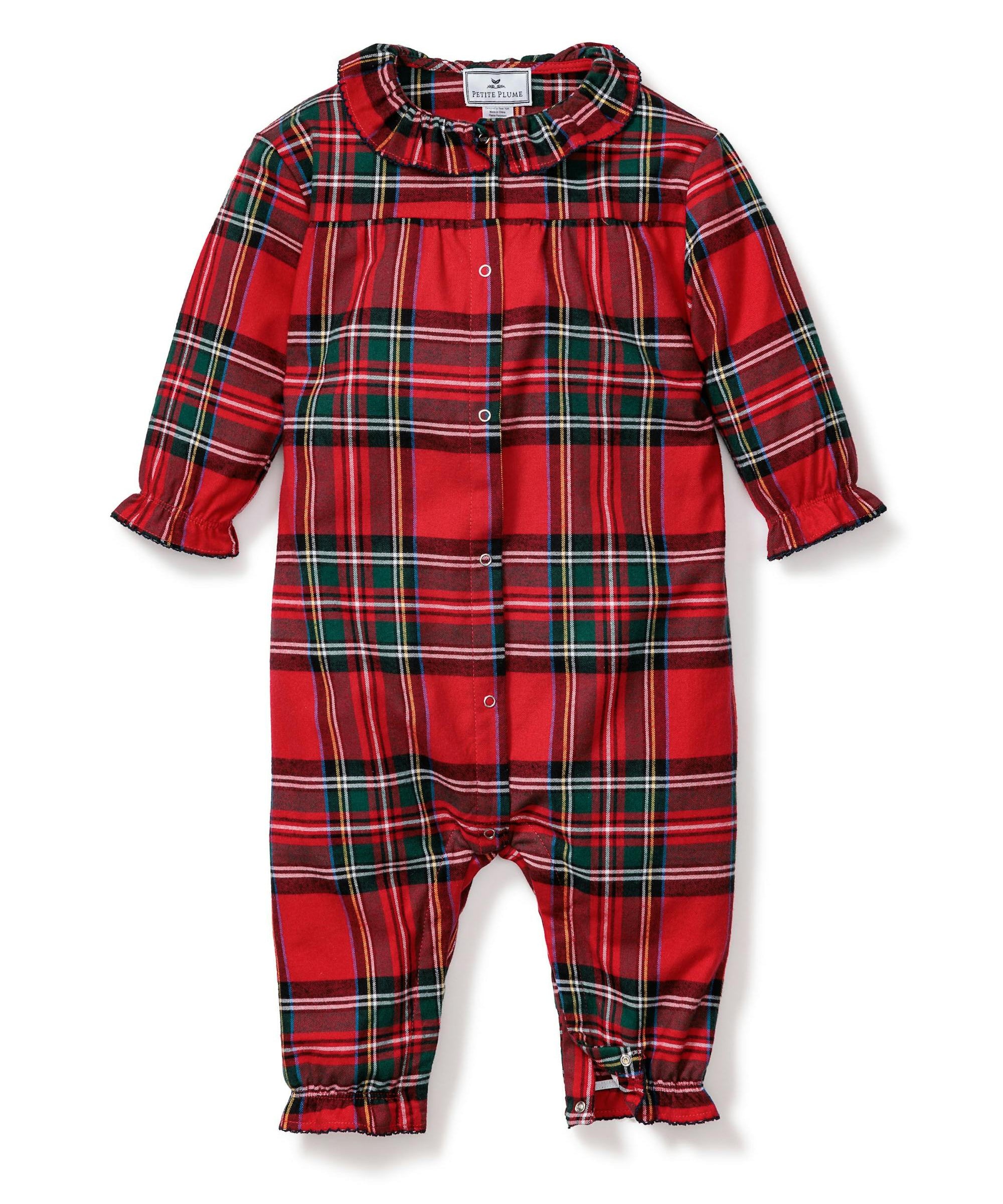 Petite Plume Imperial Tartan Madeline Romper