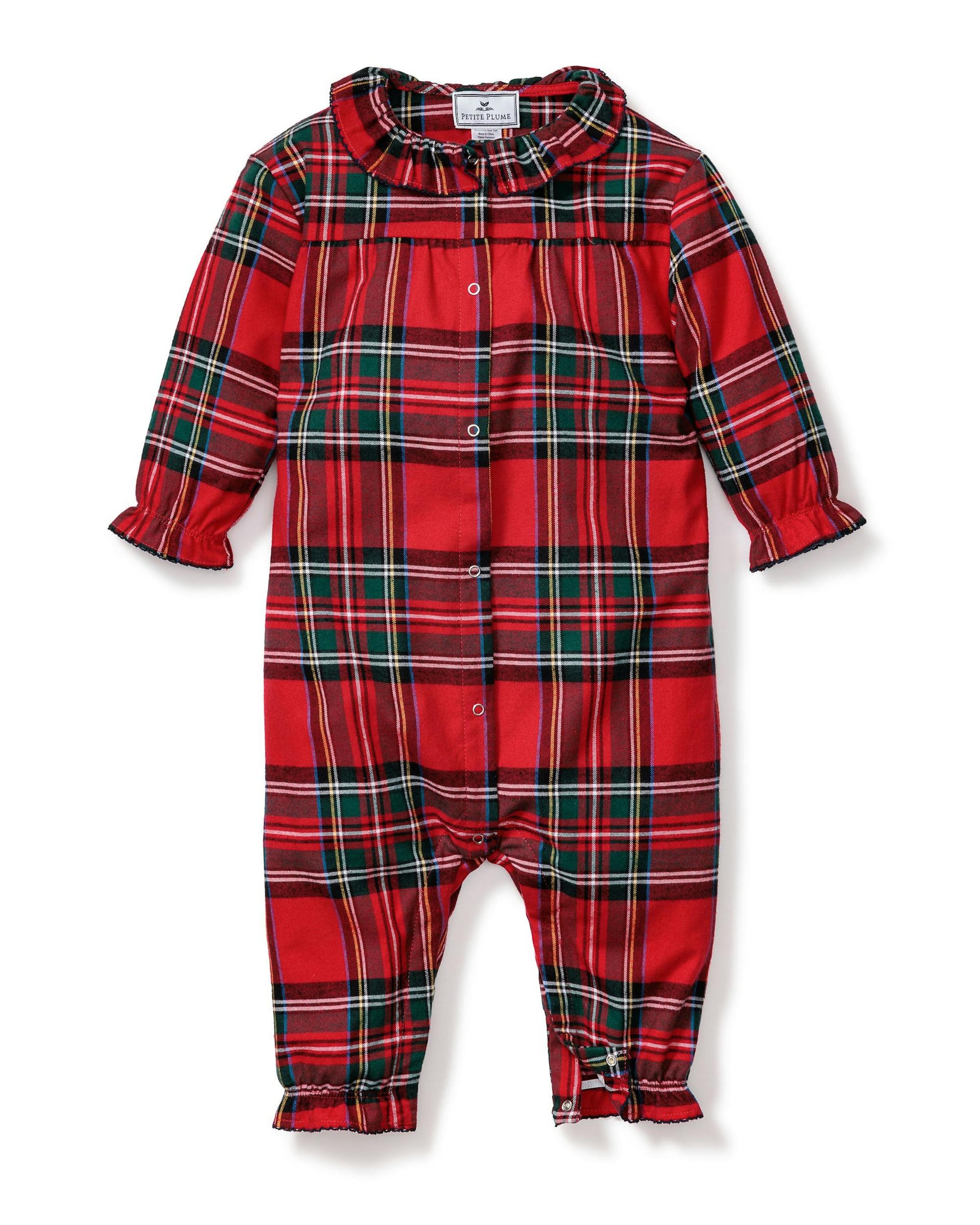 Petite Plume Imperial Tartan Madeline Romper