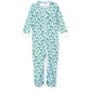 Lila and Hayes Parker Boys' Pima Cotton Zipper Pajama - Wild West Blue