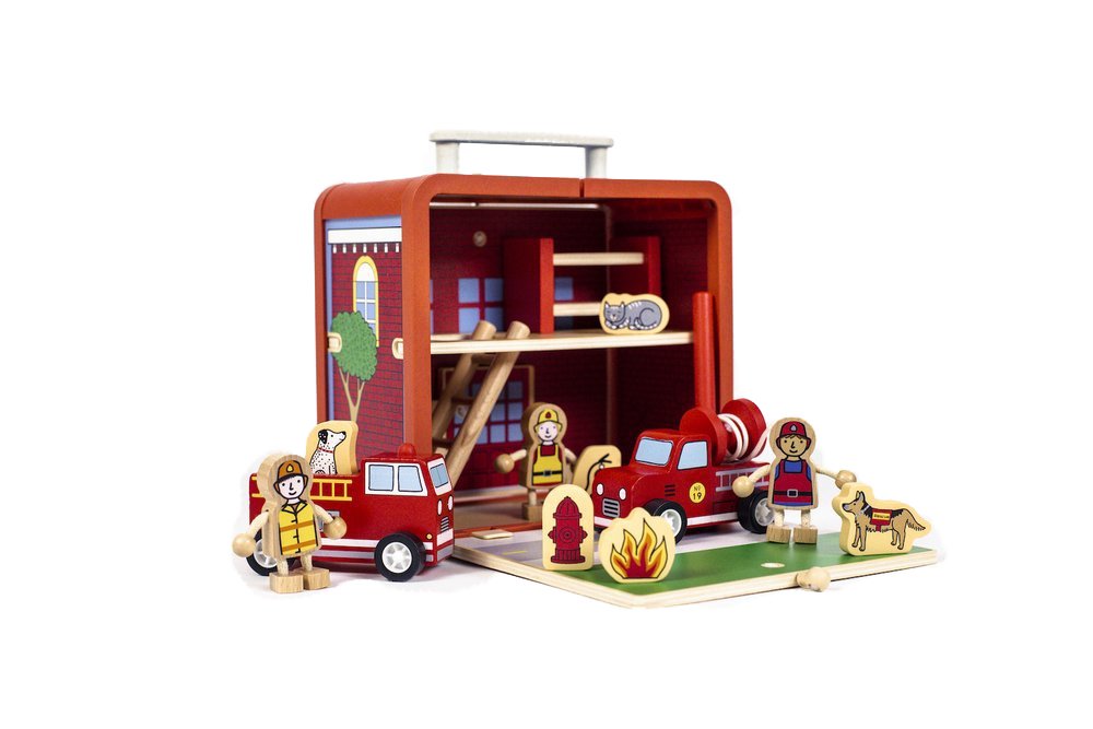 Jack Rabbit Creations Suitcase Series: Fire House
