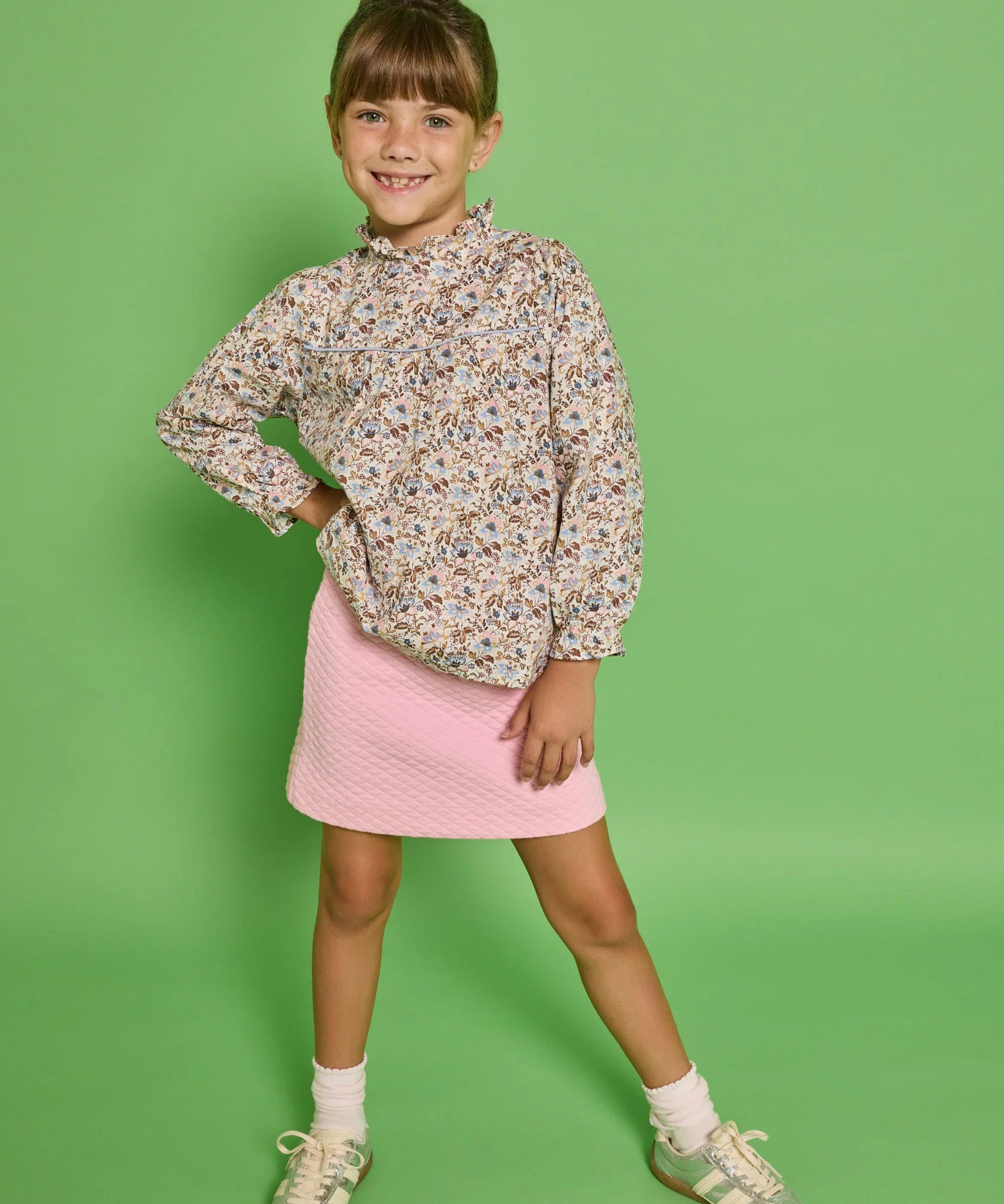 Bisby McCall Top- Autumn Bloom