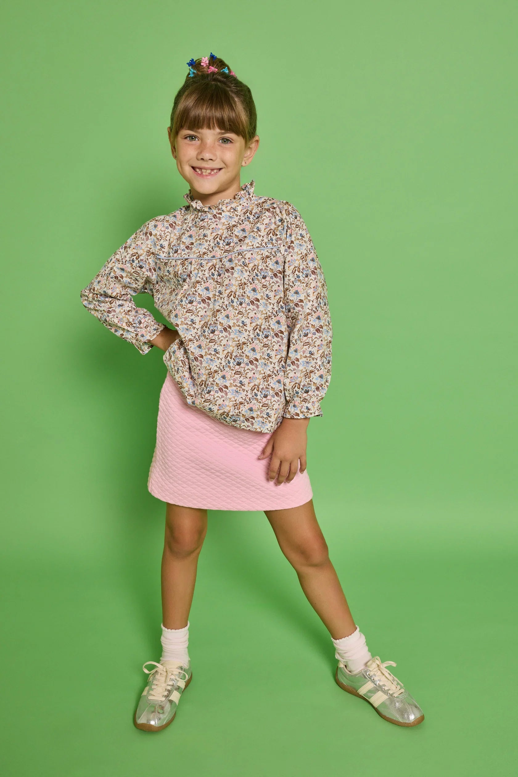 Bisby McCall Top- Autumn Bloom