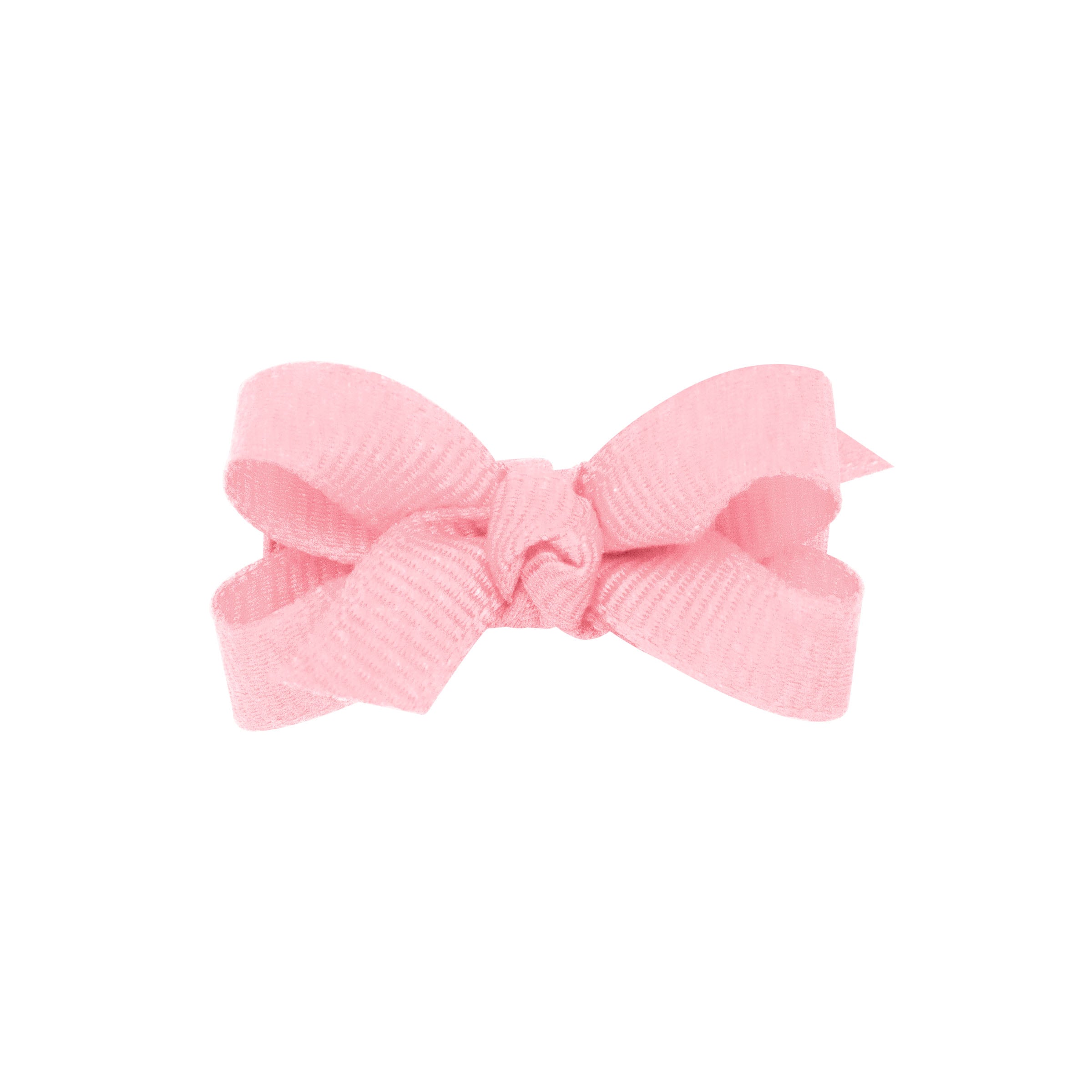 Wee Ones Light Pink Baby Grosgrain Hair Bow