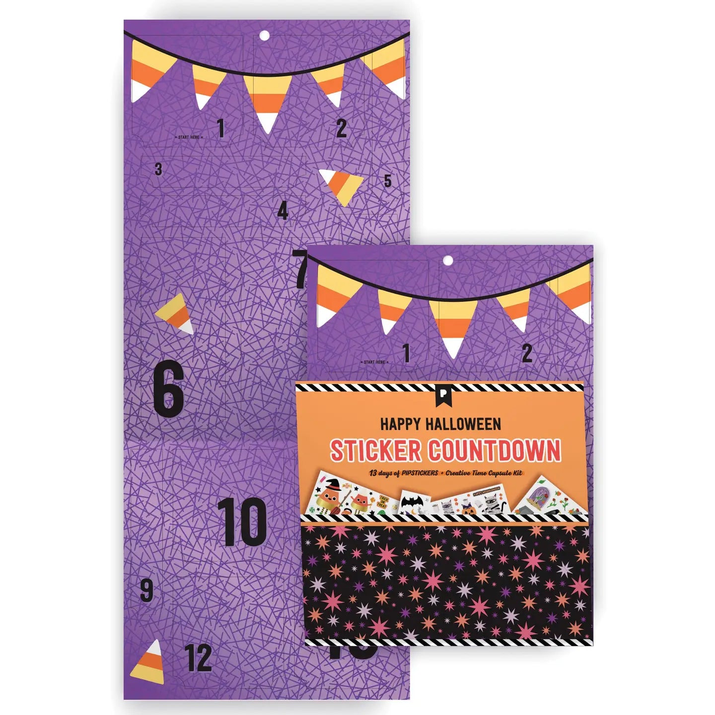 Pipsticks Happy Halloween Sticker Countdown