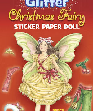 Dover Glitter Christmas Fairy Sticker Paper Doll