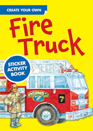 Dover Create Your Own Fire Truck Sticker Activity Book